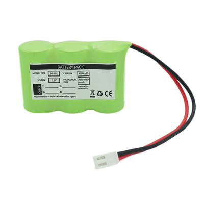 3S1P Side By Side Type 3.6V Ni-Mh C4700mAh High Temperature Rechargeable Battery OEM PVC