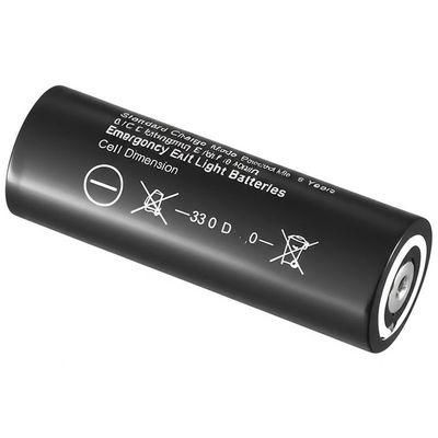 Standard Charge Mode 0.1C For 16 Hours Emergency Exit Light Batteries Expected Life 5 Years Cell Dimension 33 0 -1.0 D