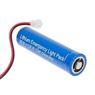 Customizable and Durable Lithium Emergency Light Battery Pack with 33 0 -1.0 D Cell Dimension