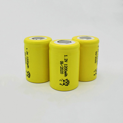 1200mAh Nickel Cadmium Battery Cell 1.2 V For Emergency Lighting