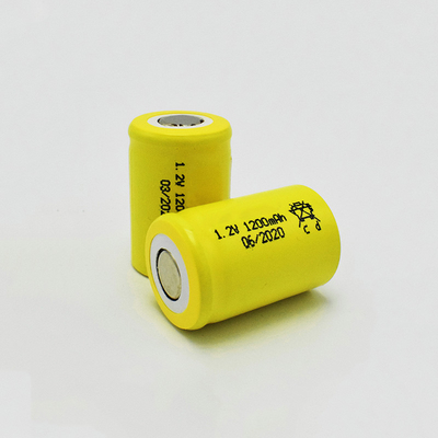 1200mAh Nickel Cadmium Battery Cell 1.2 V For Emergency Lighting