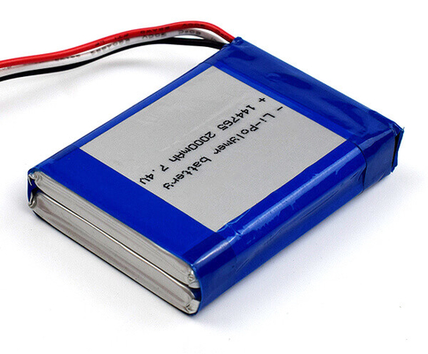 Lithium Polymer 7.4 V Li Ion Battery 144765 75g 2000mAh Cells