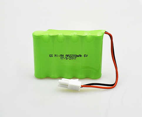 Rechargeable AA Emergency Exit Light Batteries NiMH  2200mAh 6.0V