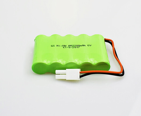 Rechargeable AA Emergency Exit Light Batteries NiMH  2200mAh 6.0V
