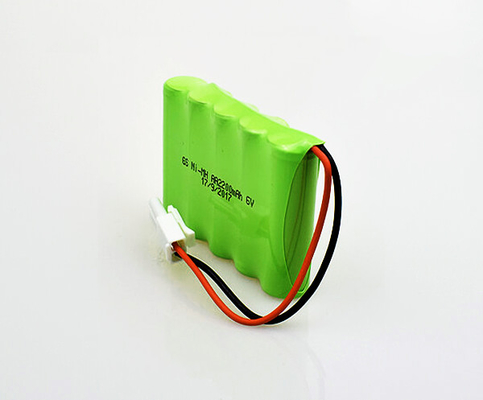 Rechargeable AA Emergency Exit Light Batteries NiMH  2200mAh 6.0V