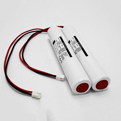Rechargeable Emergency Exit Light Batteries 4000mAh 3.6 V JST VH 2P Connector