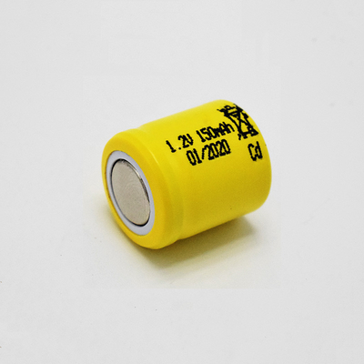 Rechargeable 1.2 V Ni Cd Battery Emergency Lighting 150mAh Cell
