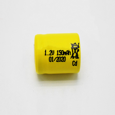Rechargeable 1.2 V Ni Cd Battery Emergency Lighting 150mAh Cell