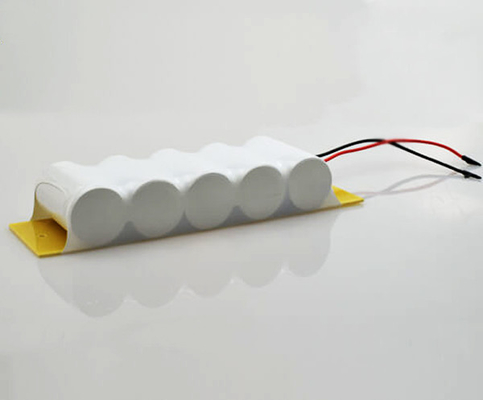 Side By Side 6.0 V Battery Pack D4000mAh Ni Cd With Backplane