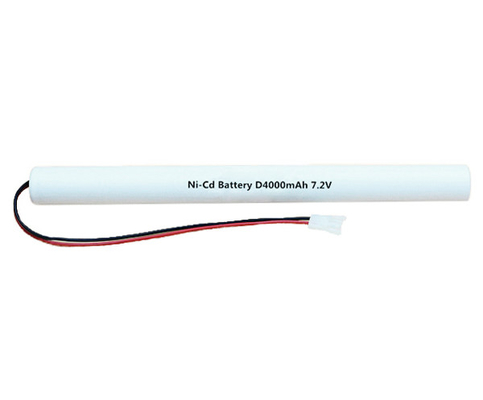 Rechargable NiCd Emergency Exit Light Batteries 7.2 V D4000mAh
