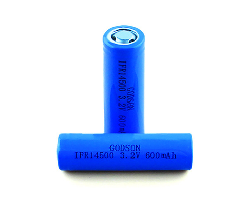 CC CV Charging 12V LiFePO4 Battery IFR14500 Regarchable 3.2 V 600mAh Single Cell