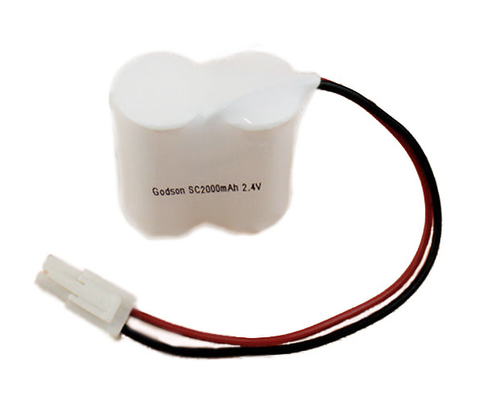 Rechargeable Emergency Light Ni Cd Battery 2000mAh 2.4V Nickel Cadmium Cell