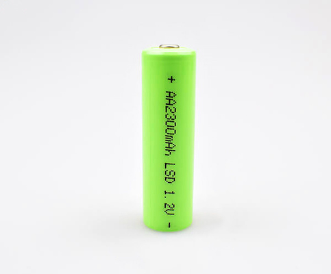 High Temp 3.6 V Ni Mh Battery Cell AA 2300mAh 1.2V For Emergency Lighting