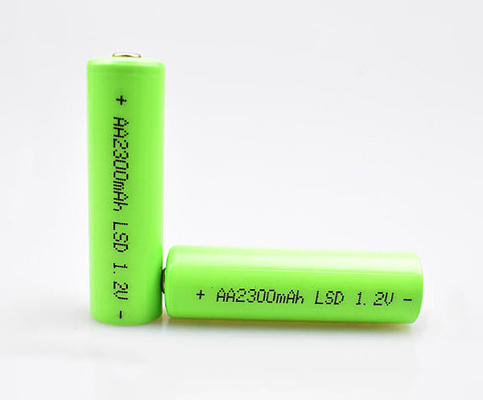 High Temp 3.6 V Ni Mh Battery Cell AA 2300mAh 1.2V For Emergency Lighting
