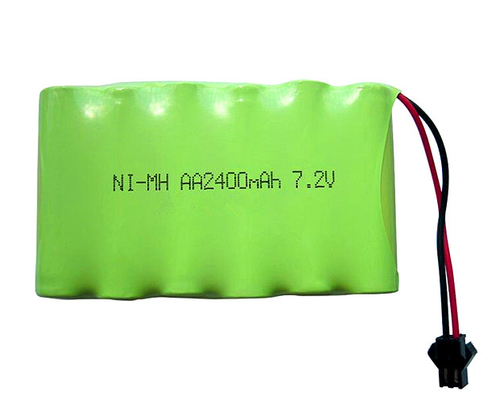 4 Year 7.2 V NiMh Battery AA 2400mAh For Emergency Lighting