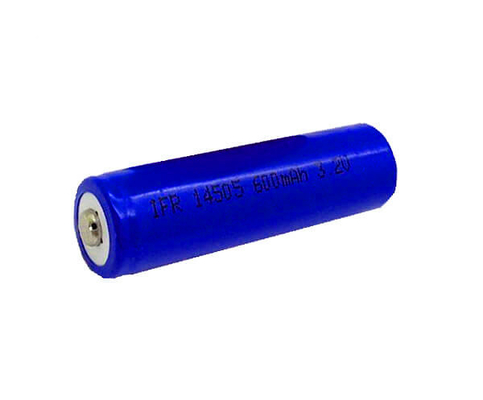 3.2V 14505 Lithium Battery 600 MAh Cell For Emergency Lighting