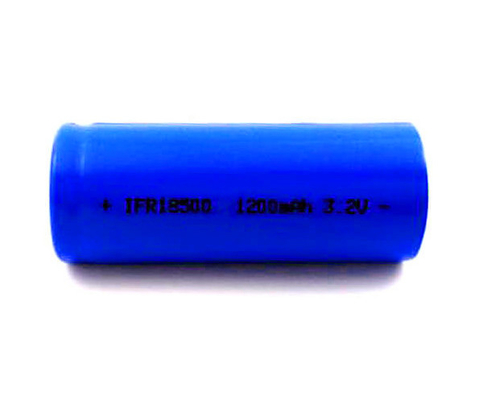 Cylindrical LiFePO4 Cells Exit Light Battery Pack 18500 3.2V 1200mAh