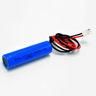 Cylindrical Fire Exit Light Batteries LiFePO4 IFR18650 1600mAh 3.2V