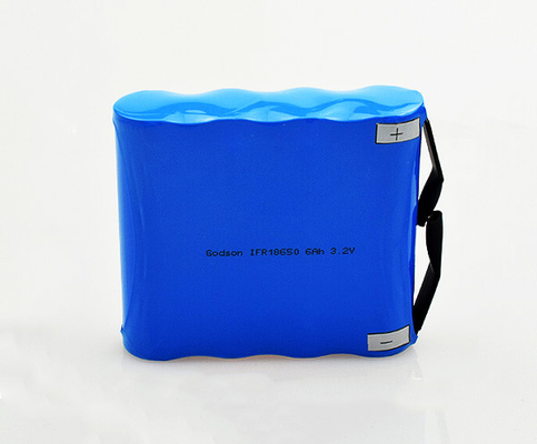 18650 LiFePO4 Exit Light Battery Pack Side By Side Type 3.2V 6000mAh Cells