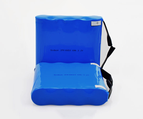 18650 LiFePO4 Exit Light Battery Pack Side By Side Type 3.2V 6000mAh Cells