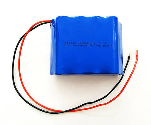 Emergency Lighting 3.7 V Lithium Cell Low Temperature Battery ICR18650 20Ah