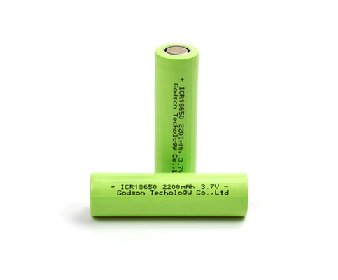 2200mAh Lithium Ion Battery Emergency Light Battery ICR18650 3.7V