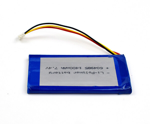 Lithium Polymer 55g 7.4 V Li Ion Battery 1400mAh Cells 604985