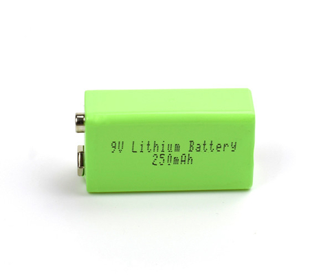 Emergency Lighting 9V 250mAh Lithium Battery Low Temperature With USB