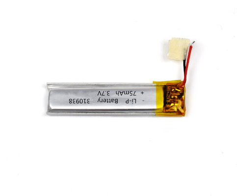 Emergency Light Li-Polymer Battery 310938 75mAh 3.7V With Connector