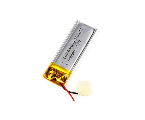 Lithium Polymer Battery 251133 50mAh 3.7V With Good Cycle Life