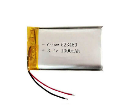 1000mAh Polymer Lithium Ion Battery Emergency Light 3.7 Volt 523450 Rechargeable
