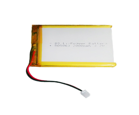 Environmental 2000mAh Cell 45g 3.7V Li Polymer Battery 505063