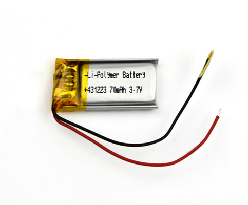 5g 431223 Lithium Ion Battery Emergency Light 70mAh 3.7V Cell