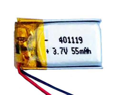 Rechargeable Polymer Lithium Ion Battery Emergency Light 401119 55mAh 3.7Volt