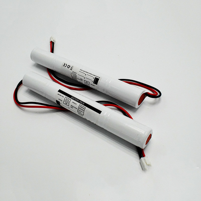 Ni Cd Rechargeable Battery Packs C2500mah 4.8V For Emergency Lighting
