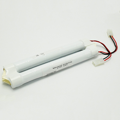 1800mAh Emergency Light Ni Cd Battery Pack NiCd 6V With End Caps