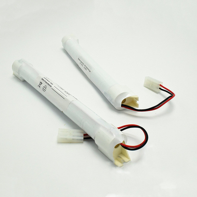 1800mAh Emergency Light Ni Cd Battery Pack NiCd 6V With End Caps