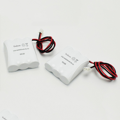 AA900mAh 3.6V Emergency Exit Sign Battery Replacement NiCd PVC Jacket
