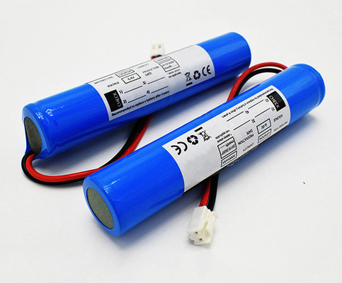 Lifepo4 Lithium Emergency Exit Light Batteries 18650 6.4V 3000mAh