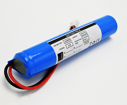 Lifepo4 Lithium Emergency Exit Light Batteries 18650 6.4V 3000mAh
