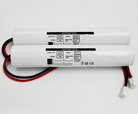 Ni Cd Rechargeable Battery Pack D4000mAh 3.6V Cycle Life Batteries