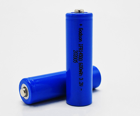 Lighting 3.2 Volt Rechargeable Battery 14500 LiFePO4 Environment Friendly