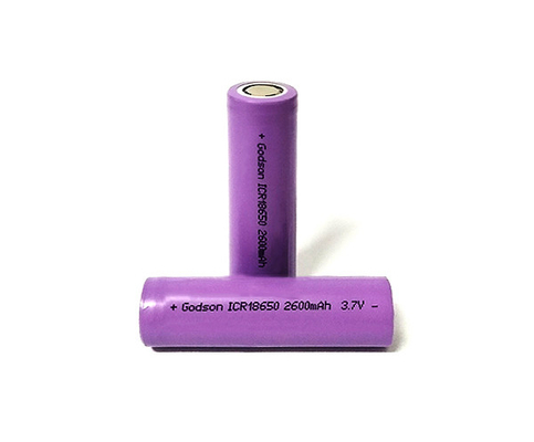 2600mAh 3.7V Emergency Light Lithium Battery ICR18650 2000 Times Cycle