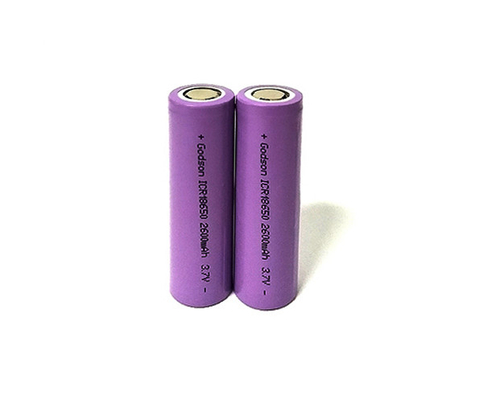 2600mAh 3.7V Emergency Light Lithium Battery ICR18650 2000 Times Cycle