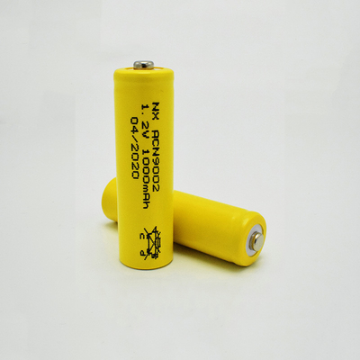 Rechargeable 1.2 V Ni Cd Battery Expected Life 5 Years AA1000mAh Stick Type