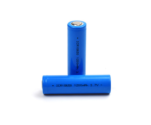 Lithium Ion 1200mAh 3.7 V Battery ICR18650 Rechargeable Cell