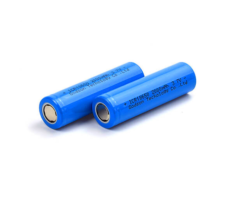 Rechargeable ICR18650 3.7 V 2000mAh Lithium Battery Odorless