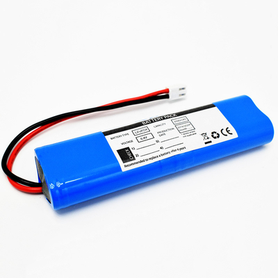 Emergency Lighting Battery LiFePO4 3000mah Battery 6.4V Blue PVC