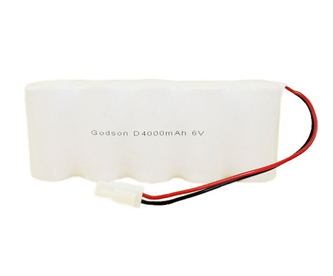 6.0 V Nickel Cadmium Rechargeable Battery D4000mAh 6 Volt Exit Light Battery