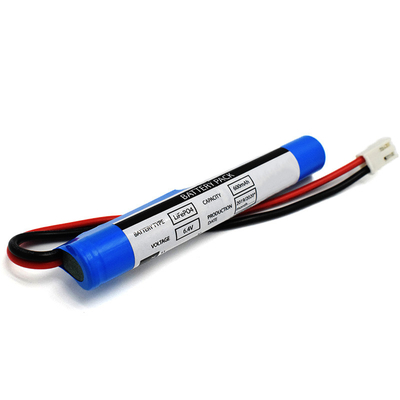 LiFePO4 Stick Type 6.4 V Battery 600mAh JST VH 2P Connector